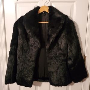 Black Short Mink Coat